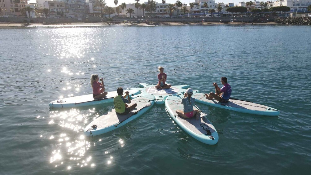 Picture 7 for Activity Arguineguín: Stand-up Paddleboard Yoga Class with Instructor