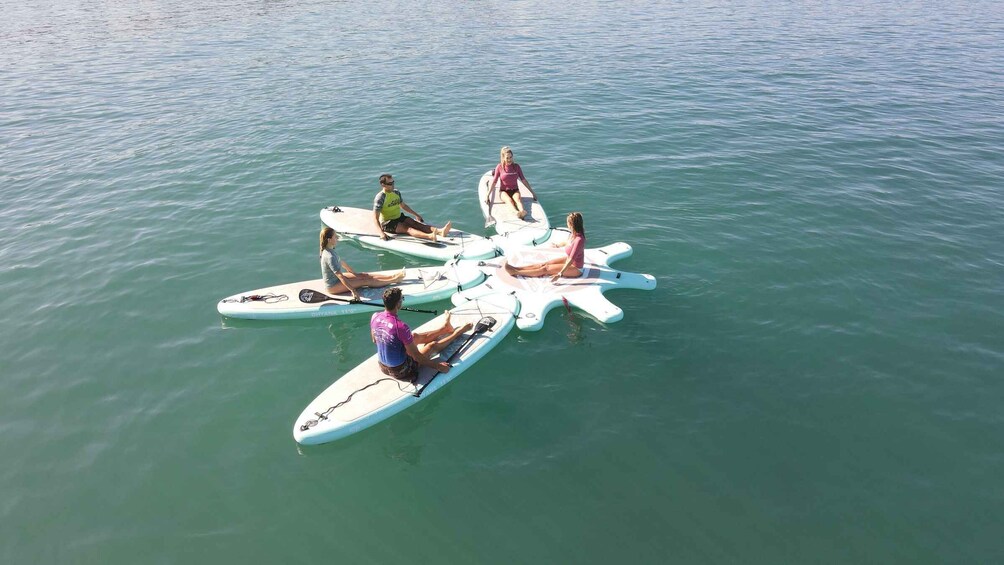 Picture 9 for Activity Arguineguín: Stand-up Paddleboard Yoga Class with Instructor