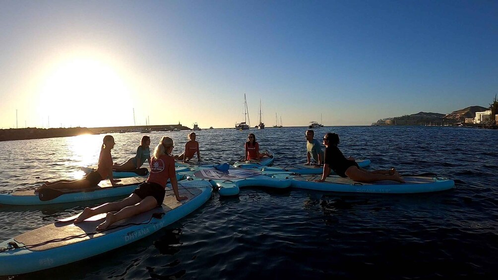 Picture 4 for Activity Arguineguín: Stand-up Paddleboard Yoga Class with Instructor