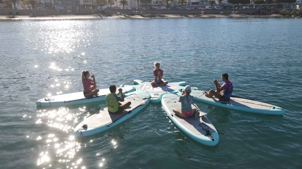 Picture 8 for Activity Arguineguín: Stand-up Paddleboard Yoga Class with Instructor