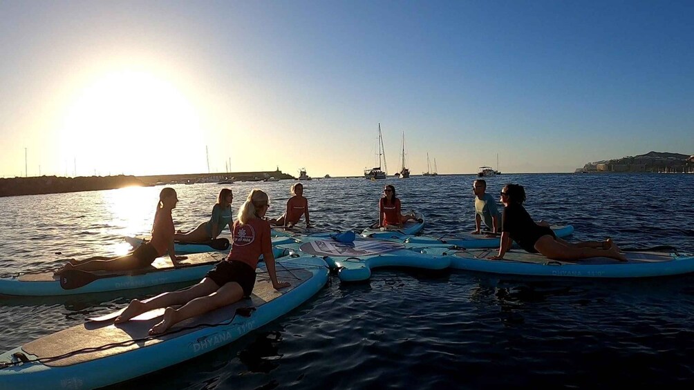 Picture 4 for Activity Arguineguín: Stand-up Paddleboard Yoga Class with Instructor