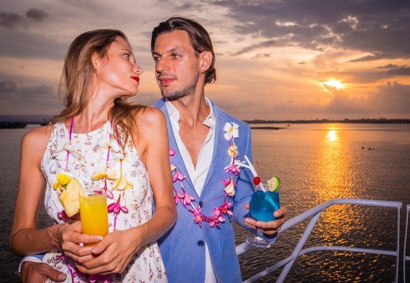Picture 1 for Activity Benoa Bali: Sunset Dinner Cruise with Show and Live Music