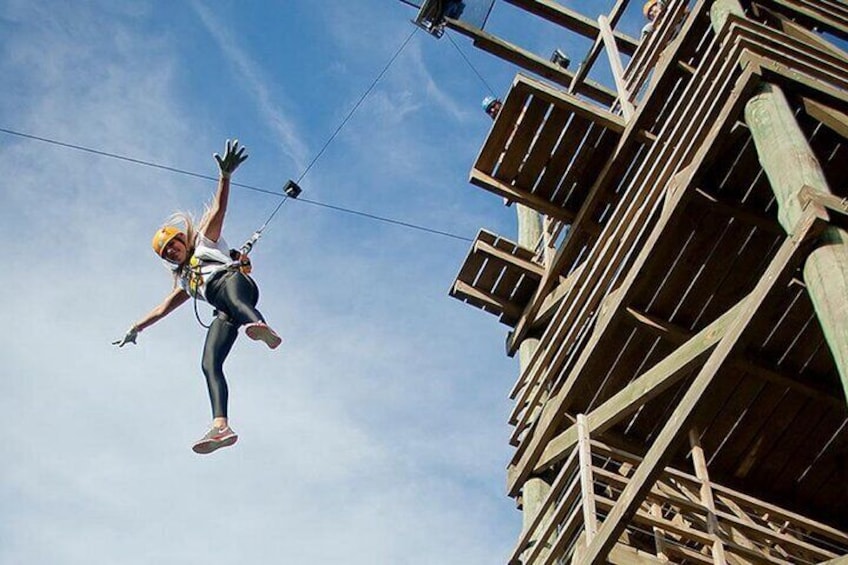 Half Day Zip Line Experience at Euca Tigre Air Park