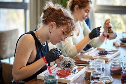 Estambul: Taller de lámparas de mosaico turco con delicias turcas