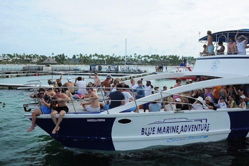 Sosua Party Boat - Snorkeling + Snack +BBQ Food and Drinks