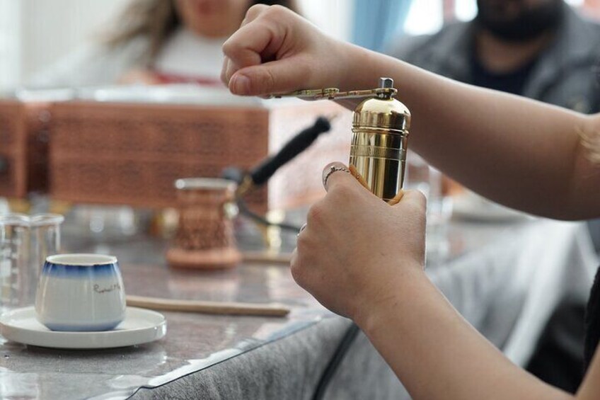 Making Turkish Coffee on Sand & Fortune Telling Workshop