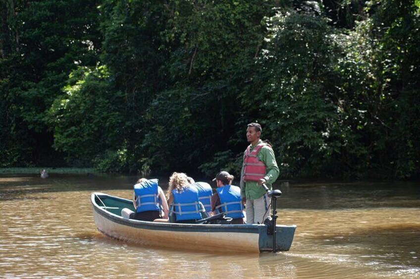 Canoe Boat Tour in Tortuguero Canal