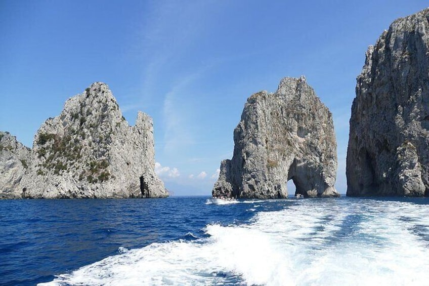 Capri, Blue Grotto and Positano Day Private Tour In Naples