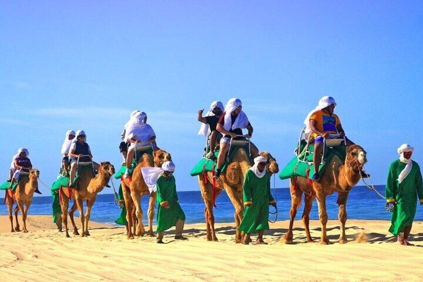 Combo Tour: Crystal Clear Boat and Camel Ride & Encounter