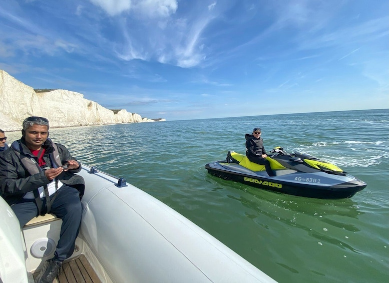 Picture 6 for Activity Brighton: Seven Sisters Jet Ski Guided Coastline Safari