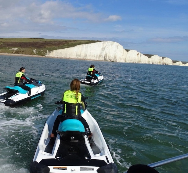 Picture 8 for Activity Brighton: Seven Sisters Jet Ski Guided Coastline Safari