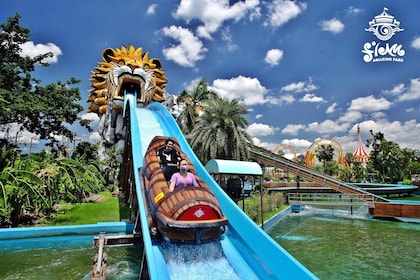 来自曼谷的暹罗公园游乐场和水上乐园
