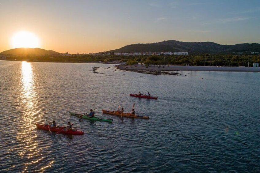 Sunset Sea Private KAyaking in Vodice