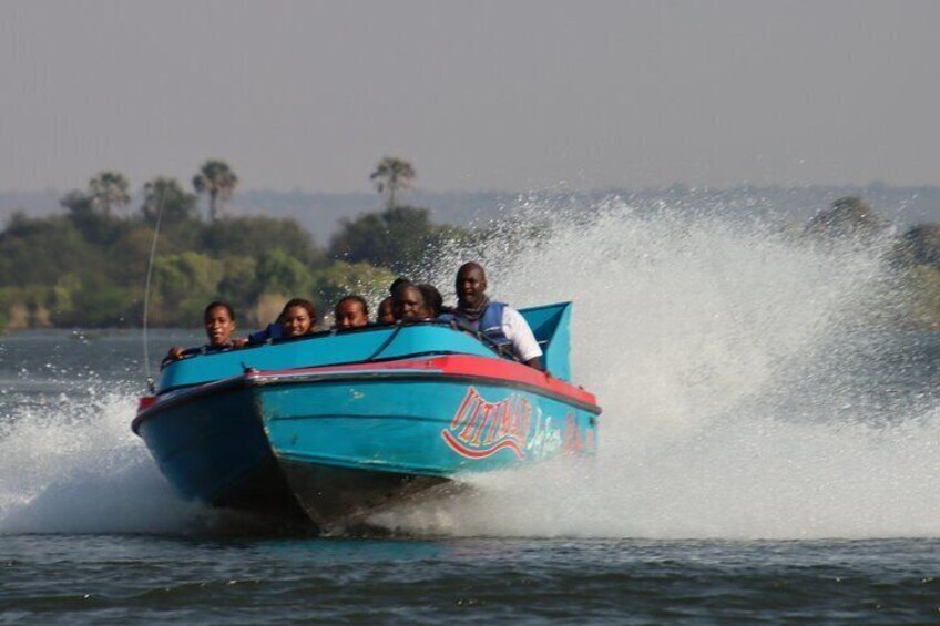 Jet Boating on the Mighty Zambezi River