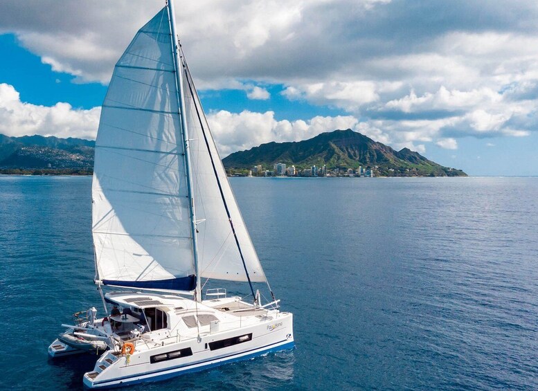 From Honolulu: Private Catamaran Cruise with Captain & Crew