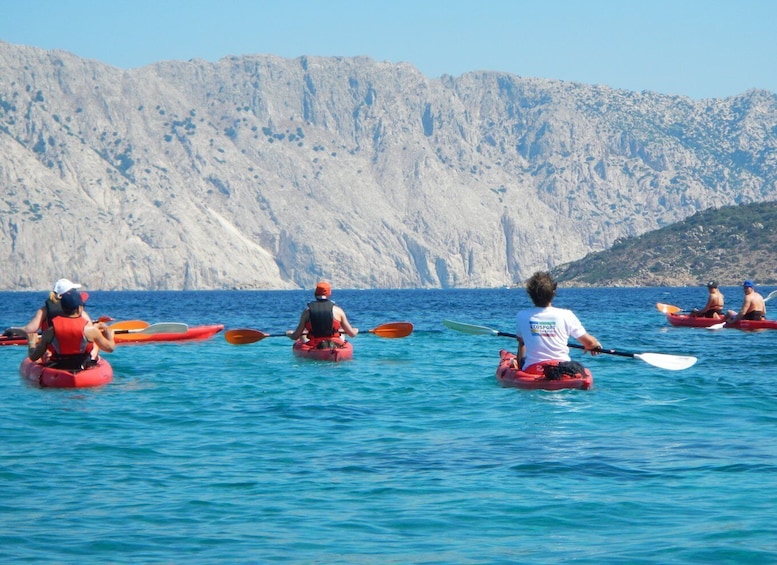 Picture 7 for Activity Sardinia: Morning Kayak Tour with Snorkeling and Fruit