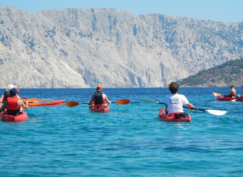 Picture 7 for Activity Sardinia: Morning Kayak Tour with Snorkeling and Fruit