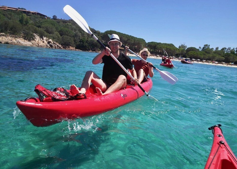 Picture 5 for Activity Sardinia: Morning Kayak Tour with Snorkeling and Fruit