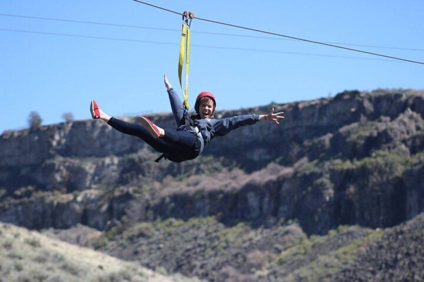 Zipline Adventure in the Snake River Canyon