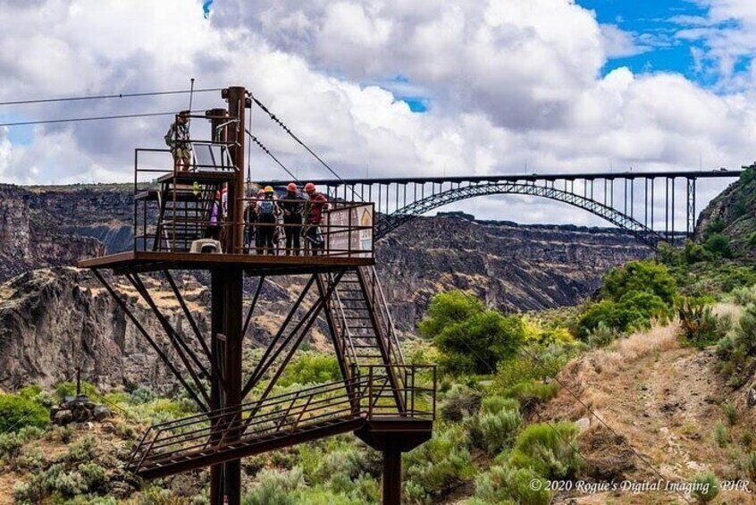 Zipline Adventure in the Snake River Canyon