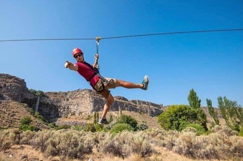 Zipline Adventure in the Snake River Canyon