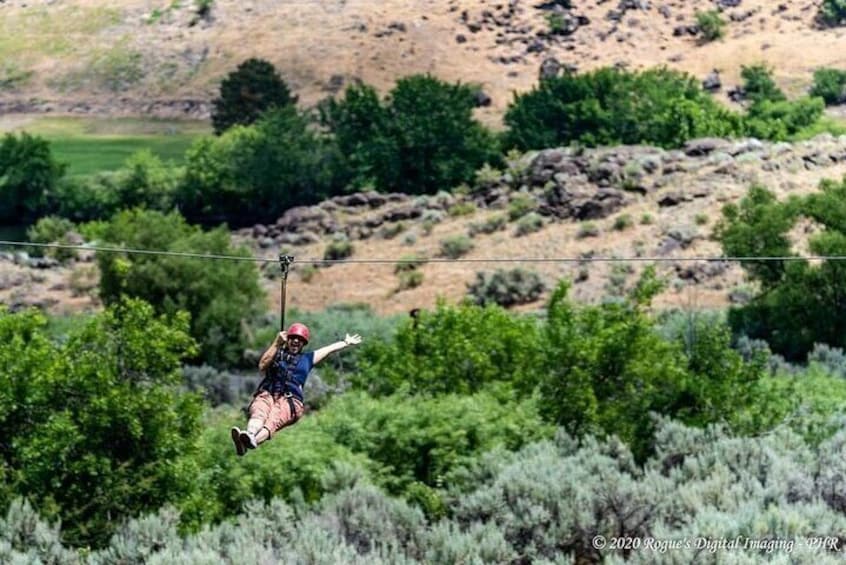 Zipline Adventure in the Snake River Canyon