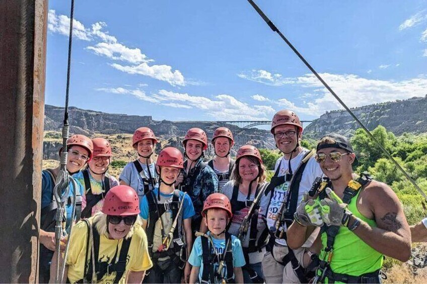 Zipline Adventure in the Snake River Canyon