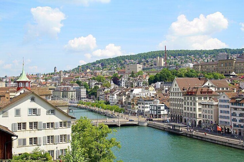Private Tour From St. Gallen to Zurich, 2 Hour Stop in Winterthur