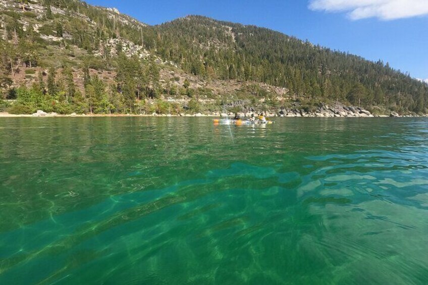 Clear Kayak Paddle Tour at Sand Harbor