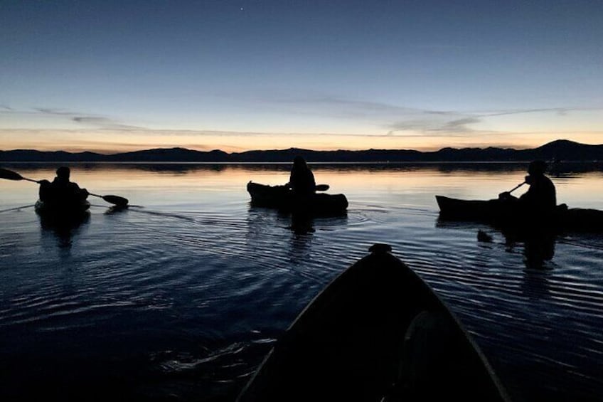 Clear Kayak Paddle Tour at Sand Harbor