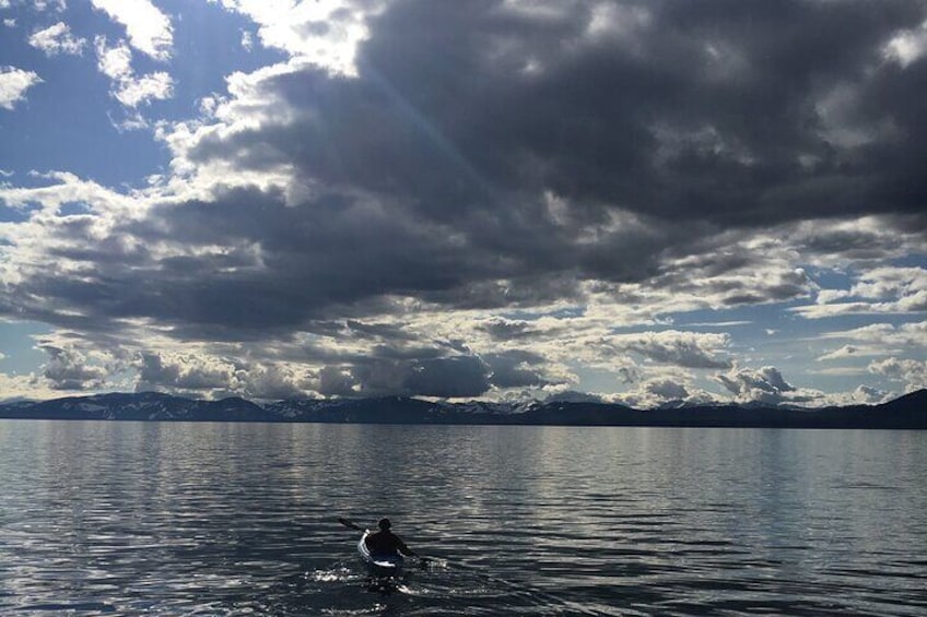 Clear Kayak Paddle Tour at Sand Harbor