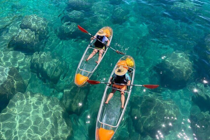 Clear Kayak Paddle Tour at Sand Harbor