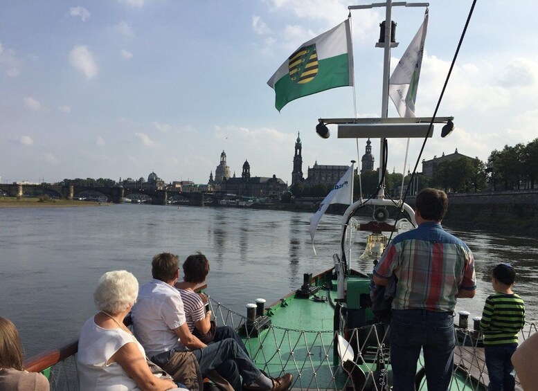 Picture 2 for Activity Dresden: Paddle Steamer Cruise & Canaletto View