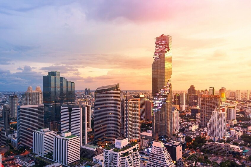 Mahanakhon SkyWalk Tickets With Hotel Pick Up - Private Tour