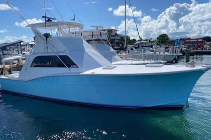 Pesca deportiva privada de 45 Hatteras en Nassau