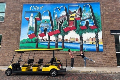 Iconic Tampa Tour in a 2023 Street Legal Golf Cart
