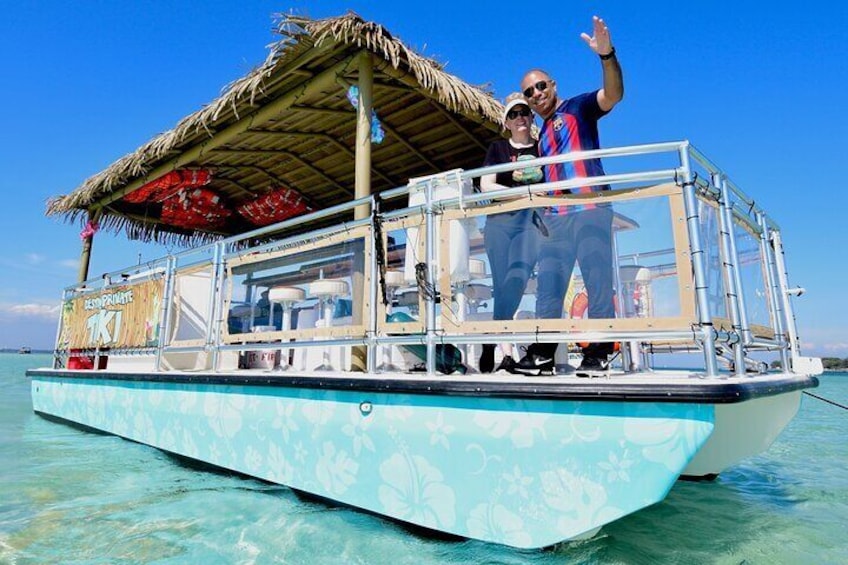 2-Hour Private Tiki Boat Tour up to 18ppl Destin Florida