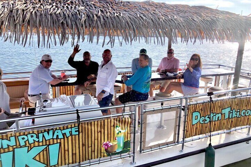 2-Hour Private Tiki Boat Tour up to 18ppl Destin Florida