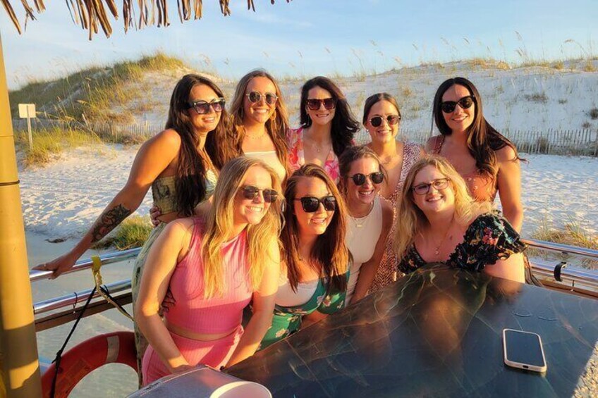 Bachelorette sunset trip