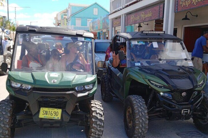 Beach Buggy Island Tours Nassau Bahamas. Birthday ride out with Vacations In Paradise Transportation And Tours.