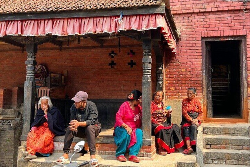 Locals in Bhaktapur