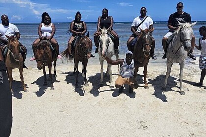 Customised Bamboo Rafting & Horseback Riding+City T in Ochi Rios
