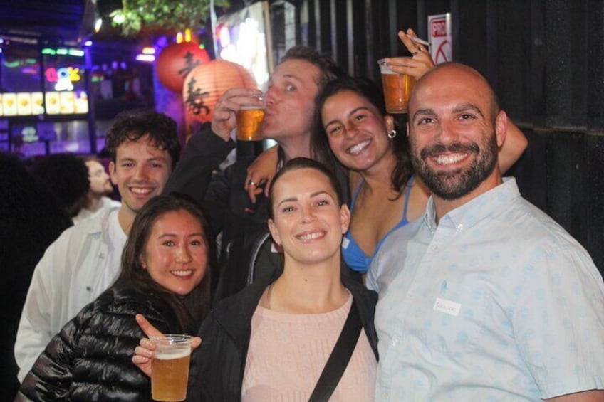 Night Walking Tour through the Bars of Augusta street