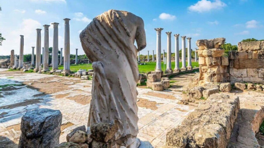 From Paphos: Famagusta with Salamis and Varosha 'Ghost Town'