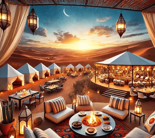 Picture 18 for Activity From Marrakech: Agafay Desert Dinner and Optional Camel Ride
