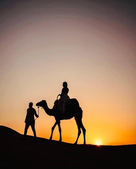 From Marrakech: Agafay Desert Dinner and Optional Camel Ride