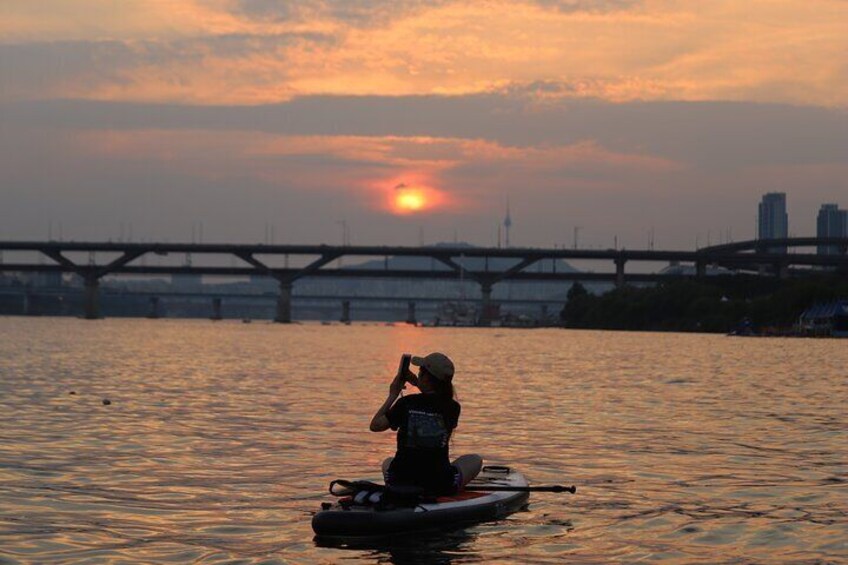 Stand Up Paddle Board (SUP) and Kayak Activities in Han River
