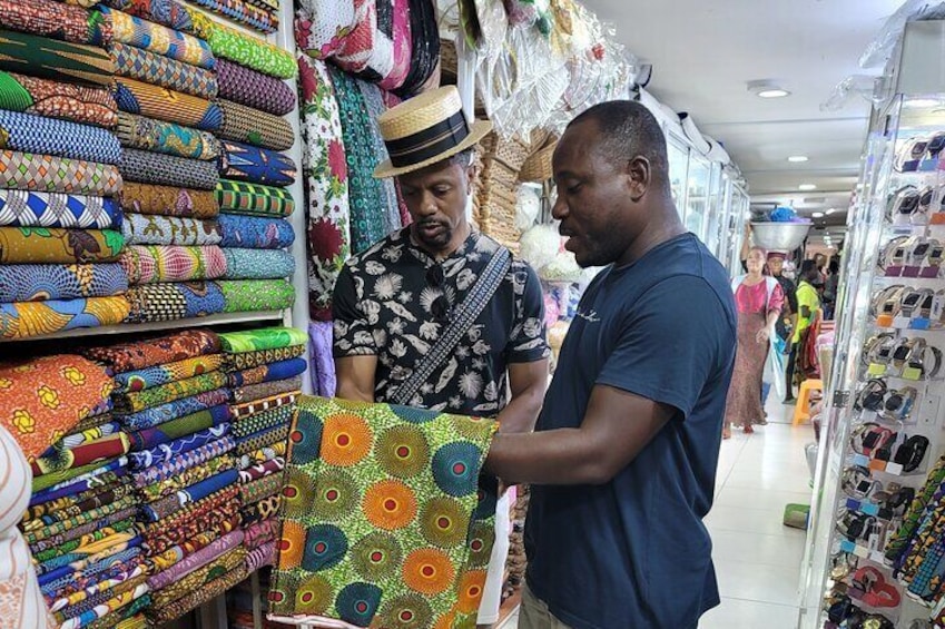 Half-Day Guided Fabric Tour in Ghana