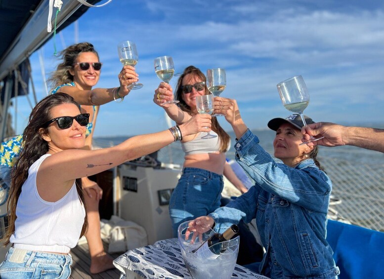 Picture 10 for Activity Lisbon: Private Sightseeing Yacht Tour with Welcome Drink