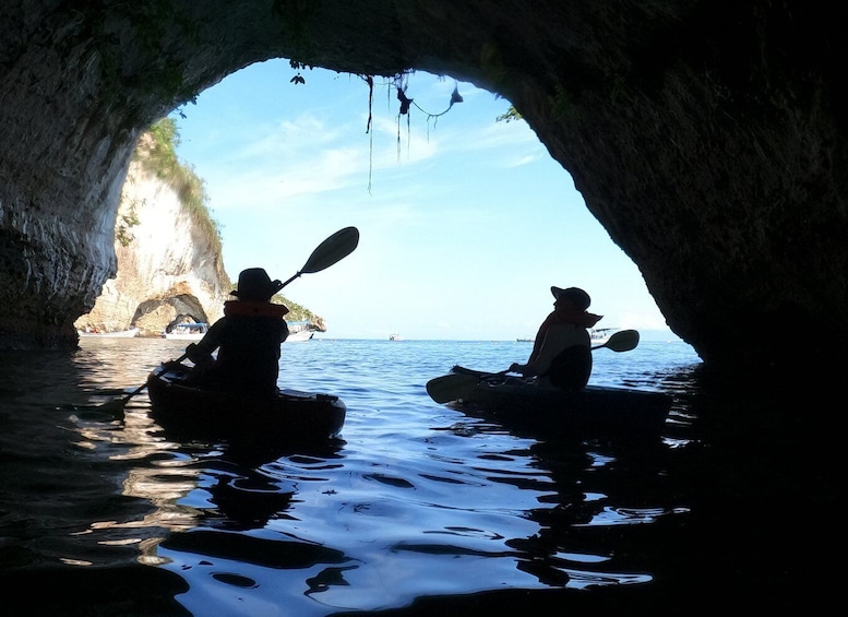 Picture 7 for Activity Mismaloya: Los Arcos Bioluminescent Waters Kayak & Cave Tour
